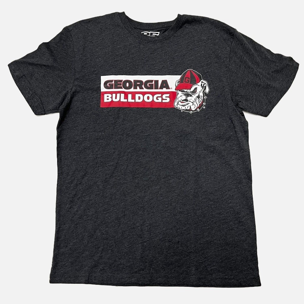 Georgia Bulldogs Dark Gray T Shirt Size Large NWT